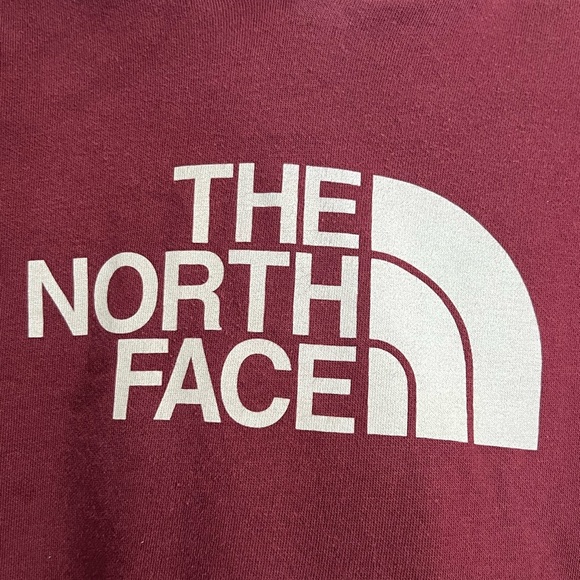The North Face Women's Burgundy Logo Hoodie - Size Large - Picture 2 of 6